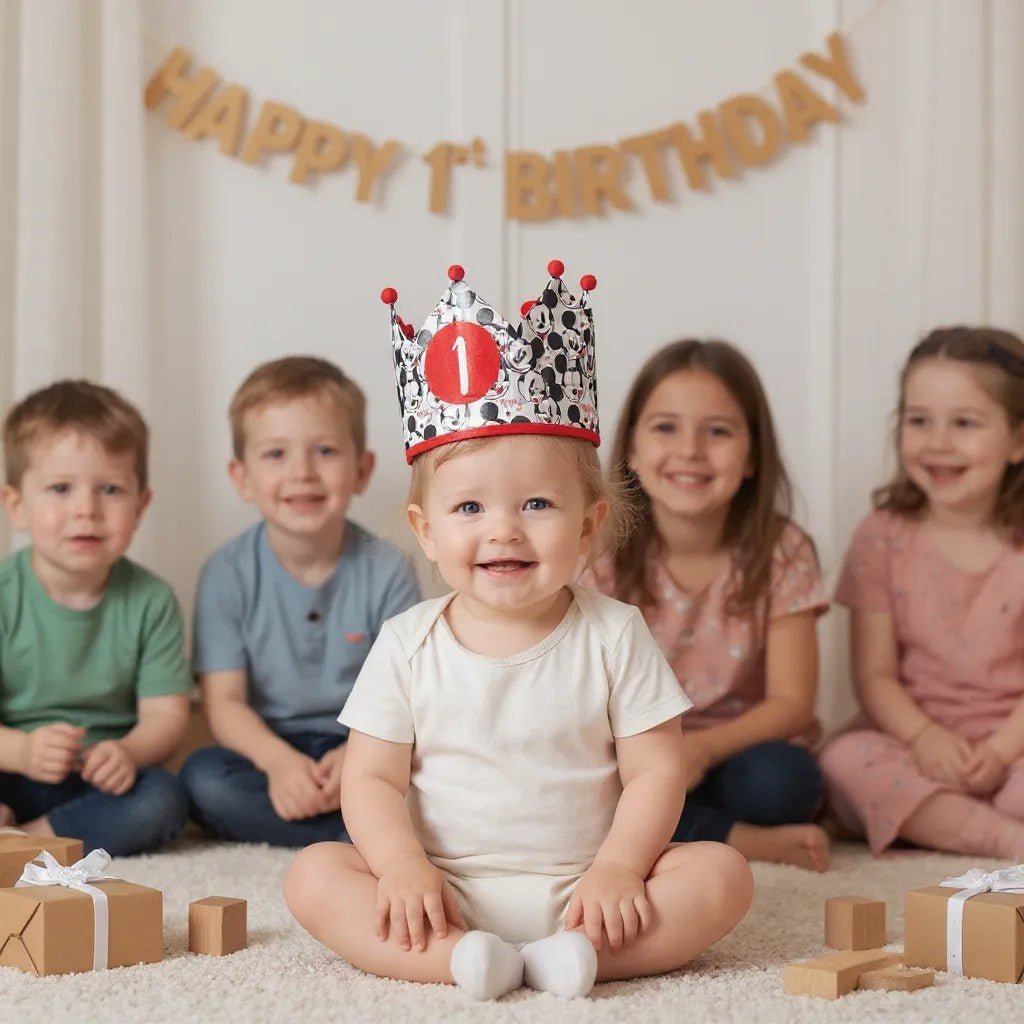 CORONA CUMPLEAÑOS ·MICKEY· - Happy Moments Baby