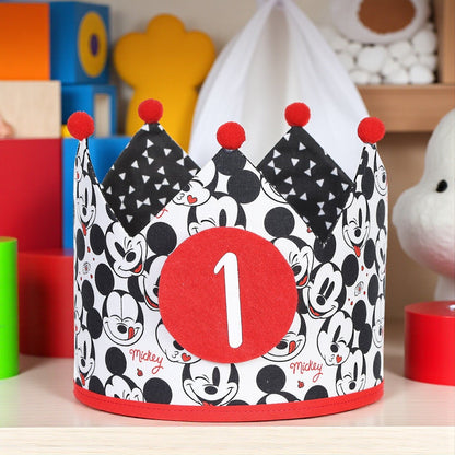 CORONA CUMPLEAÑOS ·MICKEY· - Happy Moments Baby