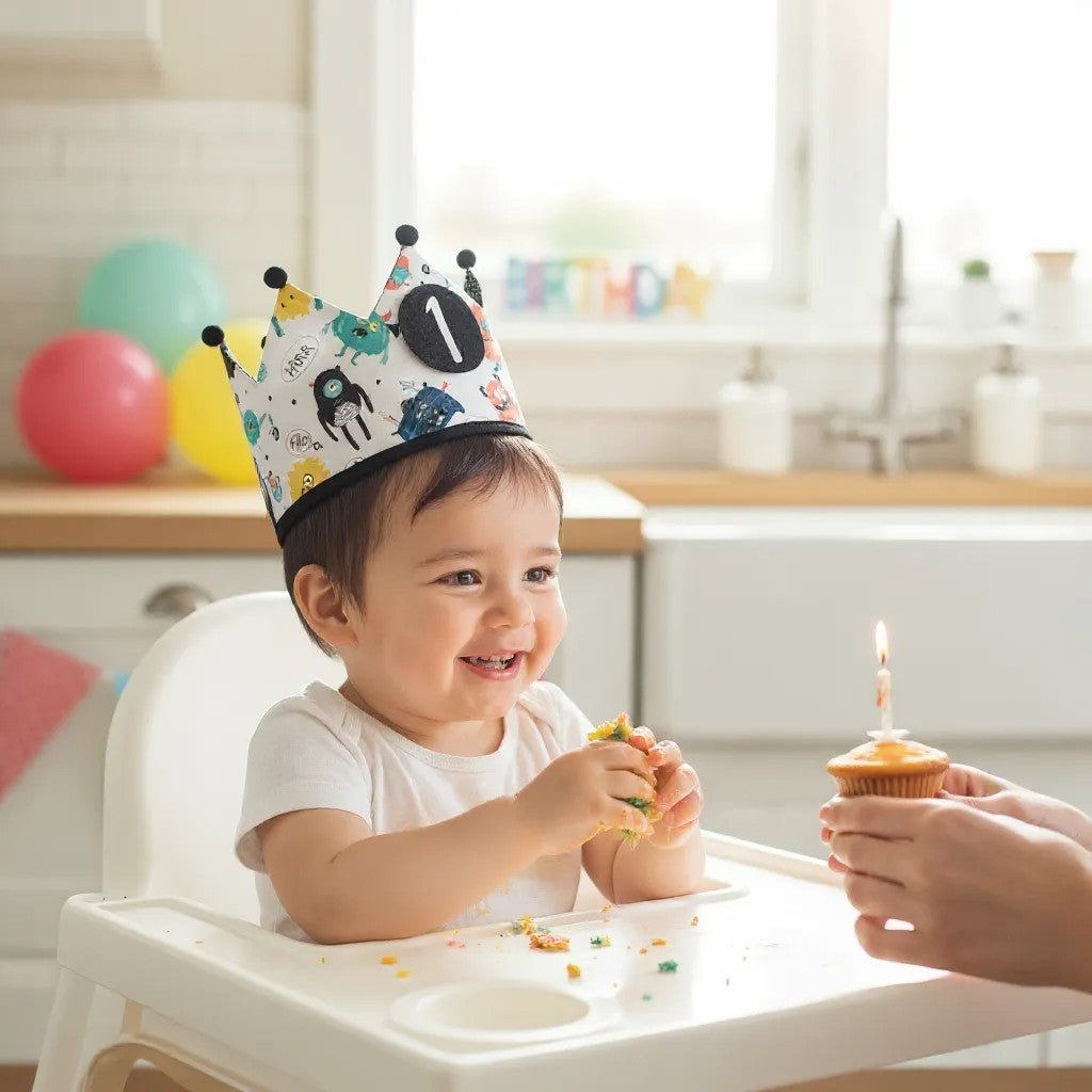 CORONA CUMPLEAÑOS ·MONSTERS· - Happy Moments Baby