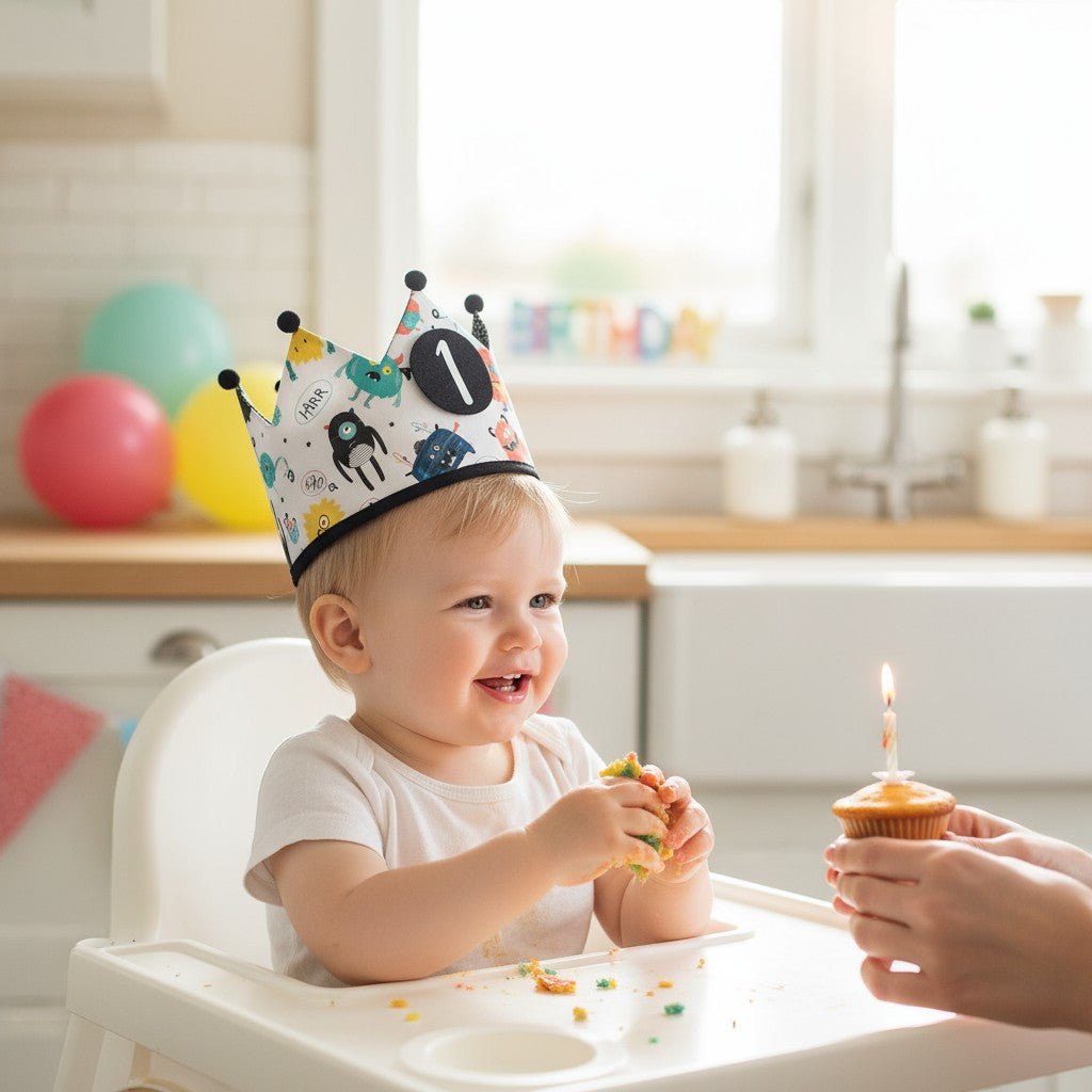 CORONA CUMPLEAÑOS ·MONSTERS· - Happy Moments Baby