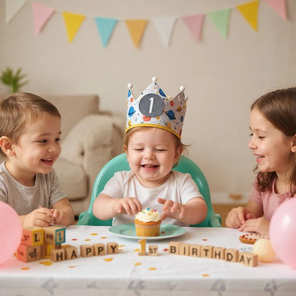CORONA CUMPLEAÑOS ·PLANETAS· - Happy Moments Baby