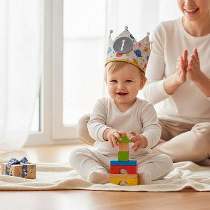 CORONA CUMPLEAÑOS ·PLANETAS· - Happy Moments Baby