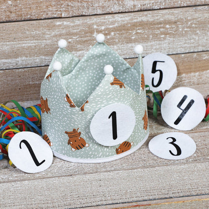 CORONA CUMPLEAÑOS ·TIGRES· - Happy Moments Baby