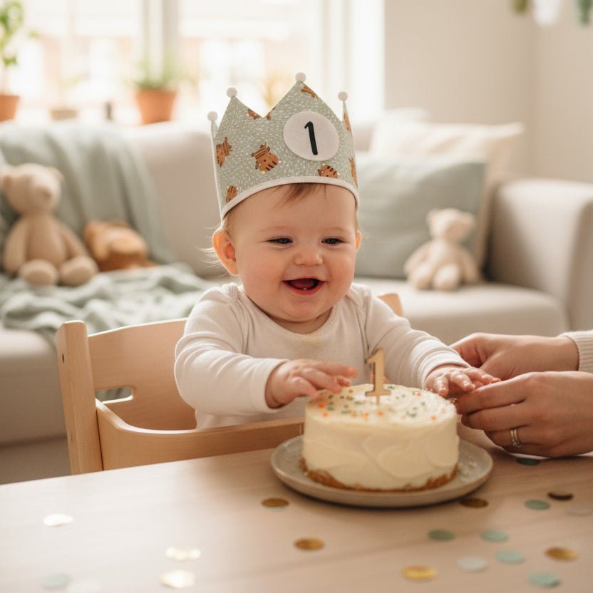 CORONA CUMPLEAÑOS ·TIGRES· - Happy Moments Baby