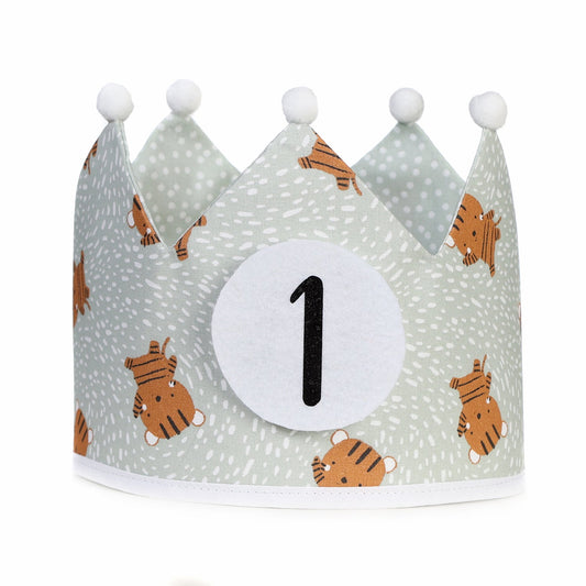 CORONA CUMPLEAÑOS ·TIGRES· - Happy Moments Baby