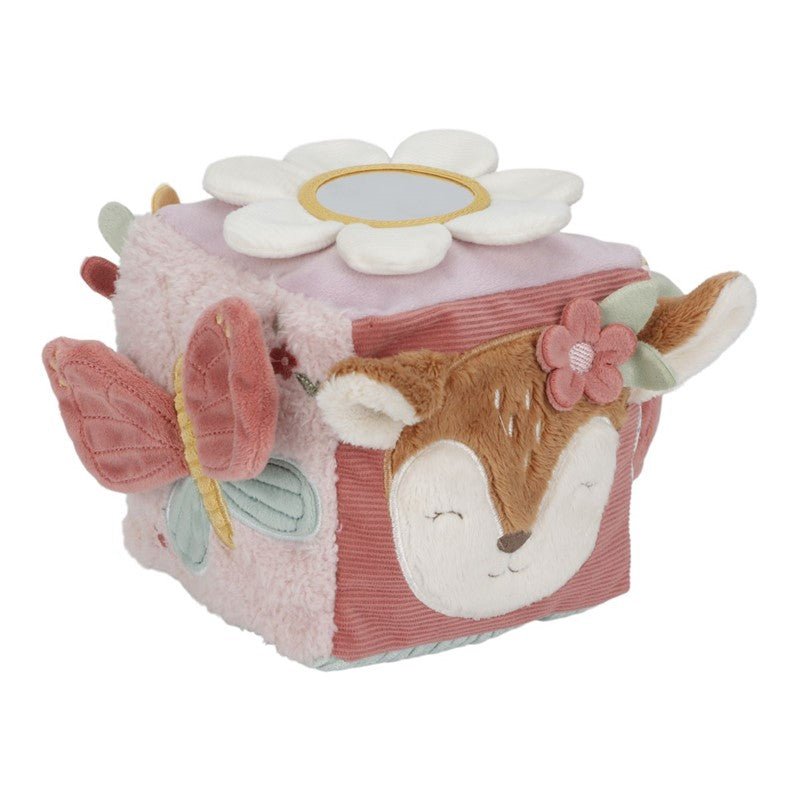 CUBO BLANDITO SENSORIAL DE ACTIVIDADES LITTLE DUTCH ·FAIRY GARDEN· - Happy Moments Baby