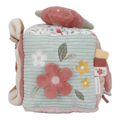 CUBO BLANDITO SENSORIAL DE ACTIVIDADES LITTLE DUTCH ·FAIRY GARDEN· - Happy Moments Baby