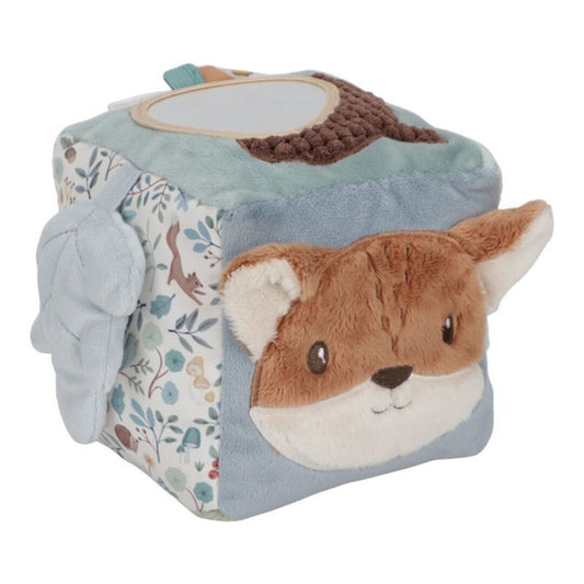 CUBO BLANDITO SENSORIAL DE ACTIVIDADES LITTLE DUTCH ·FOREST FRIENDS· - Happy Moments Baby