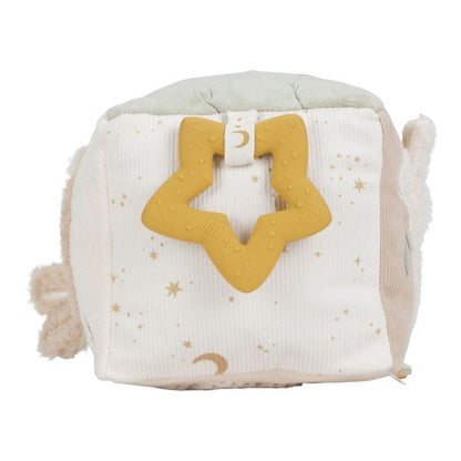 CUBO BLANDITO SENSORIAL DE ACTIVIDADES LITTLE DUTCH ·NEWBORN NATURA· - Happy Moments Baby