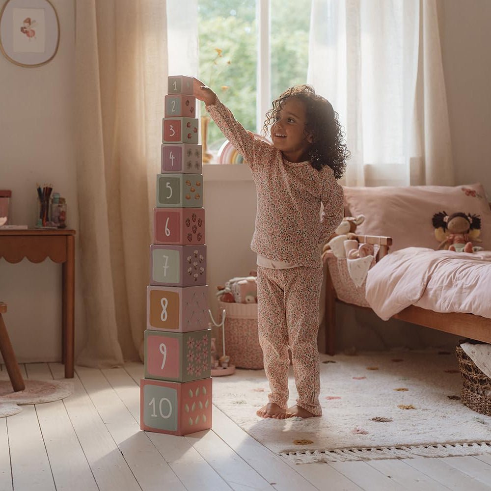 CUBOS APILABLES LITTLE DUTCH ·FAIRY GARDEN· - Happy Moments Baby