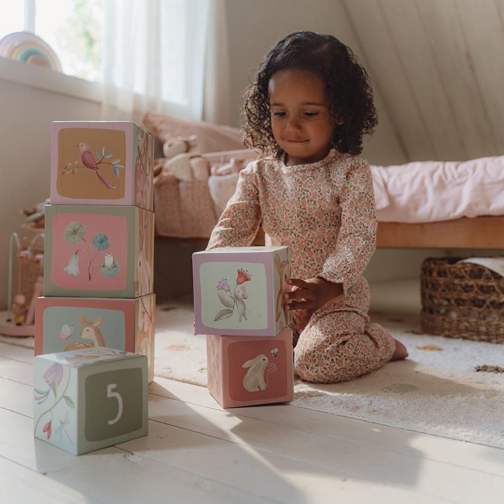 CUBOS APILABLES LITTLE DUTCH ·FAIRY GARDEN· - Happy Moments Baby