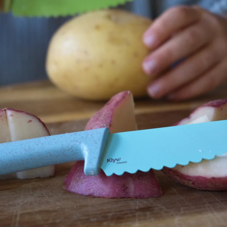 CUCHILLO DE AUTONOMÍA KLYV ·CLASSIC ROSA· - Happy Moments Baby
