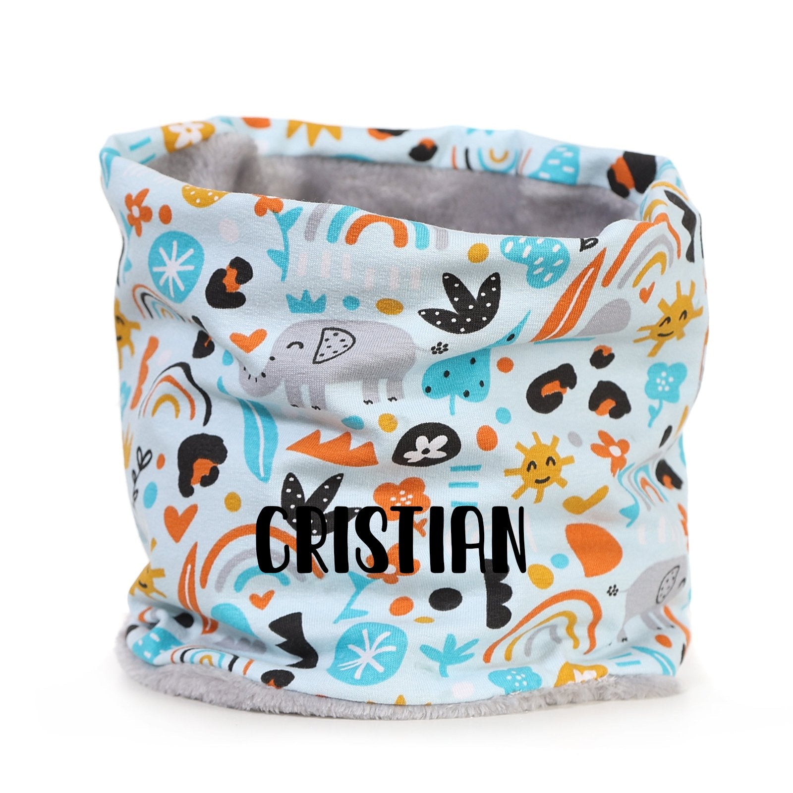 CUELLO INFANTIL CÁLIDO ·ELEPHANT GRIS· - Happy Moments Baby