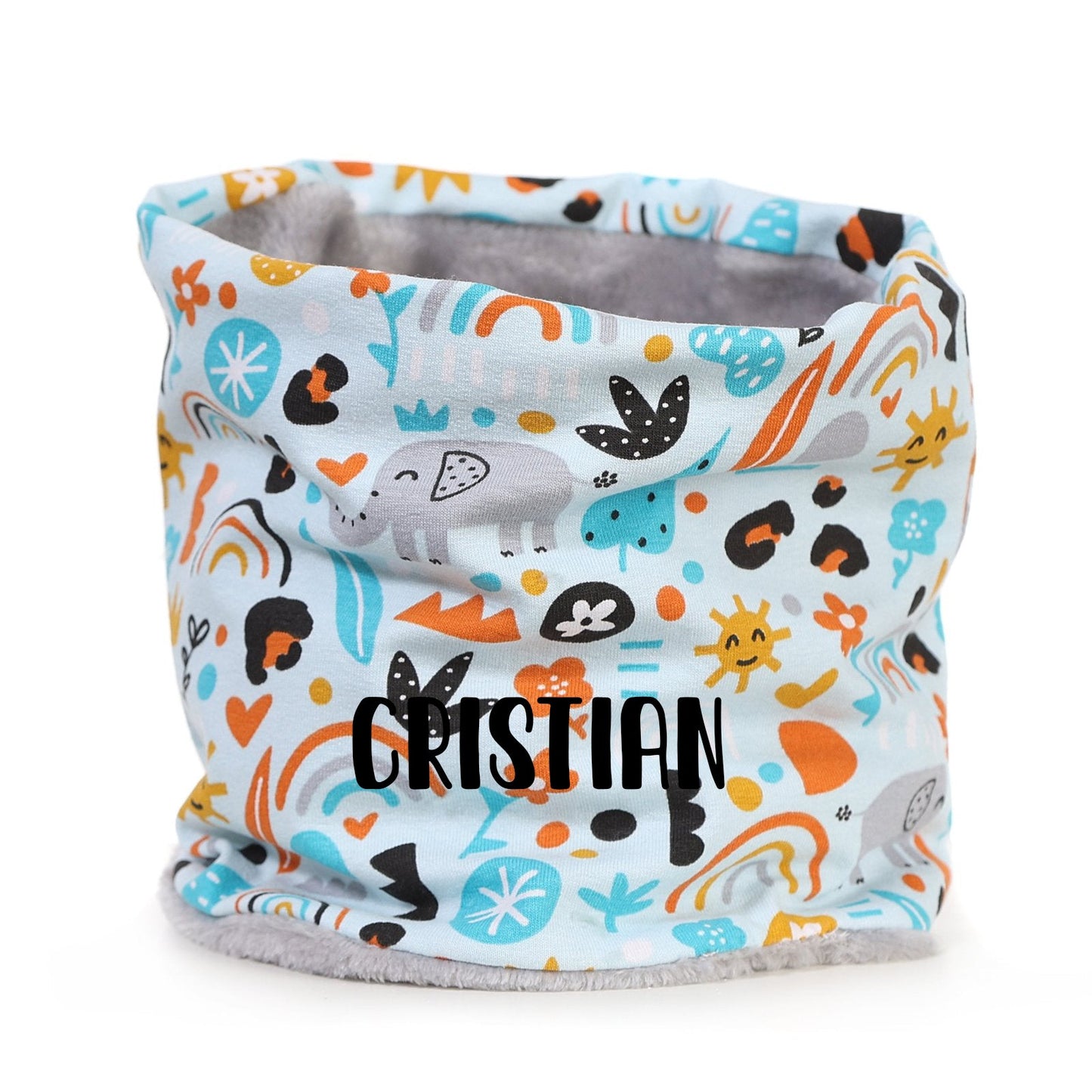 CUELLO INFANTIL CÁLIDO ·ELEPHANT GRIS· - Happy Moments Baby