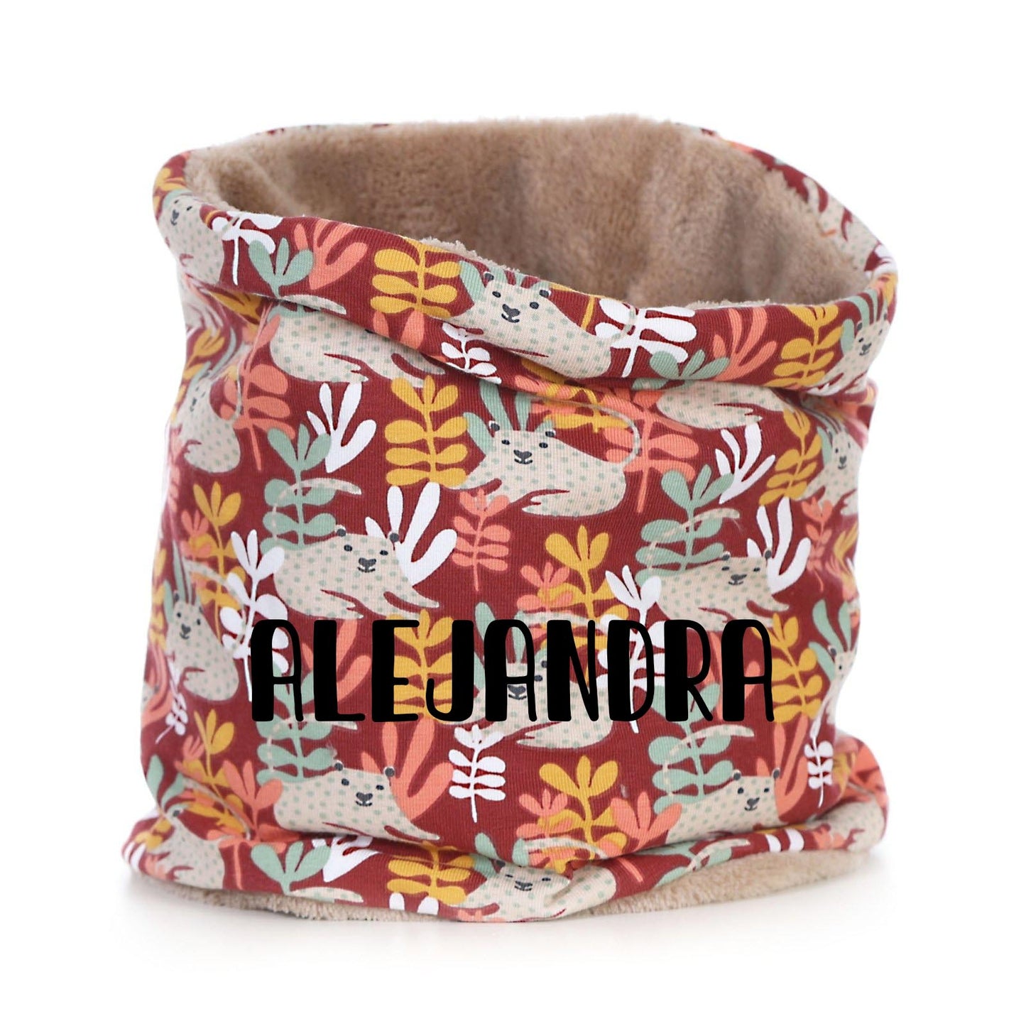 CUELLO INFANTIL CÁLIDO ·HOJAS· - Happy Moments Baby