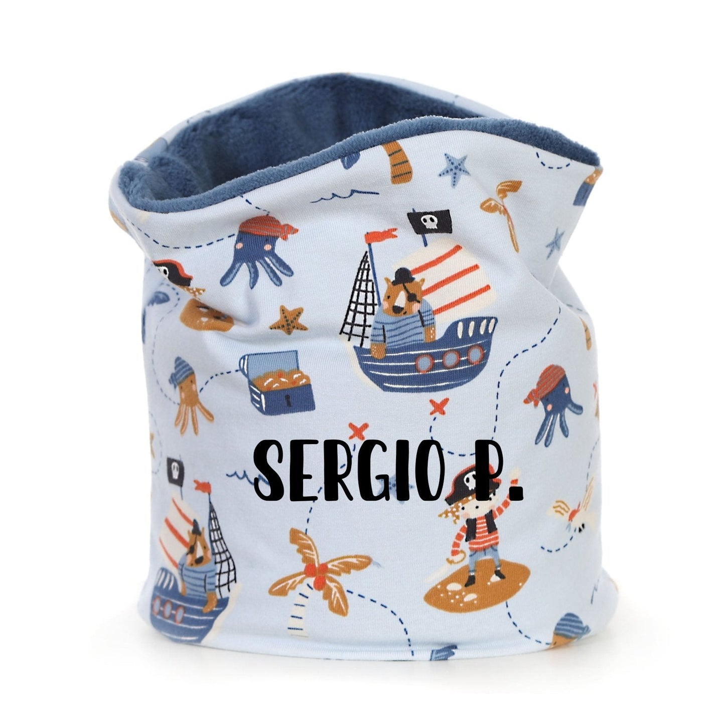 CUELLO INFANTIL CÁLIDO ·PIRATAS· - Happy Moments Baby