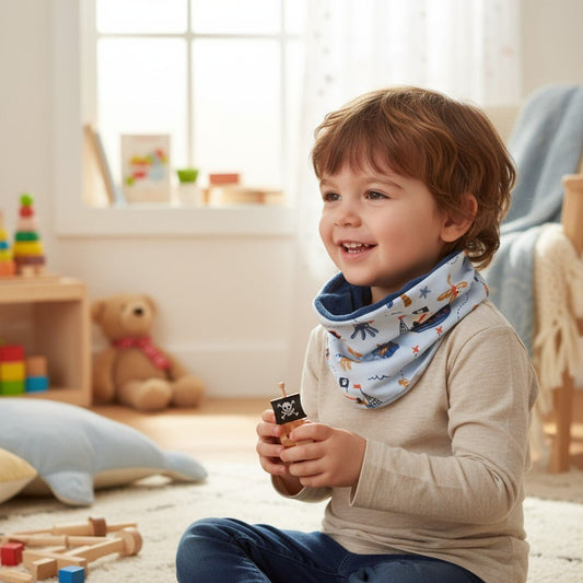 CUELLO INFANTIL CÁLIDO ·PIRATAS· - Happy Moments Baby