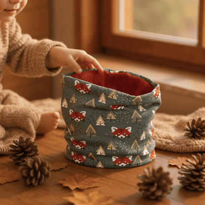 CUELLO INFANTIL CÁLIDO ·ZORROS· - Happy Moments Baby