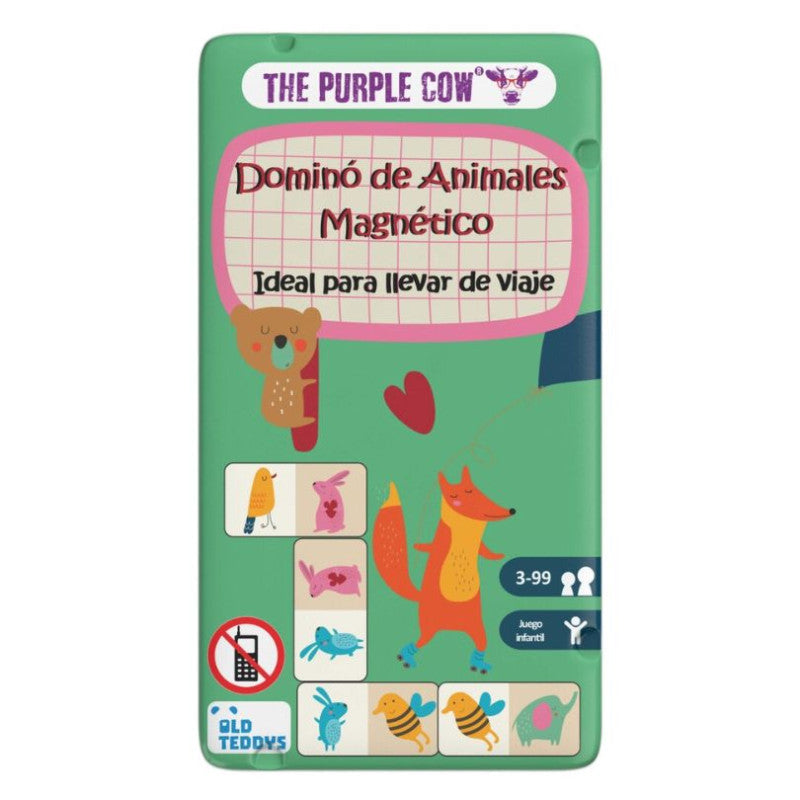 Dominó de animales magnético The Purple Cow · vista 2
