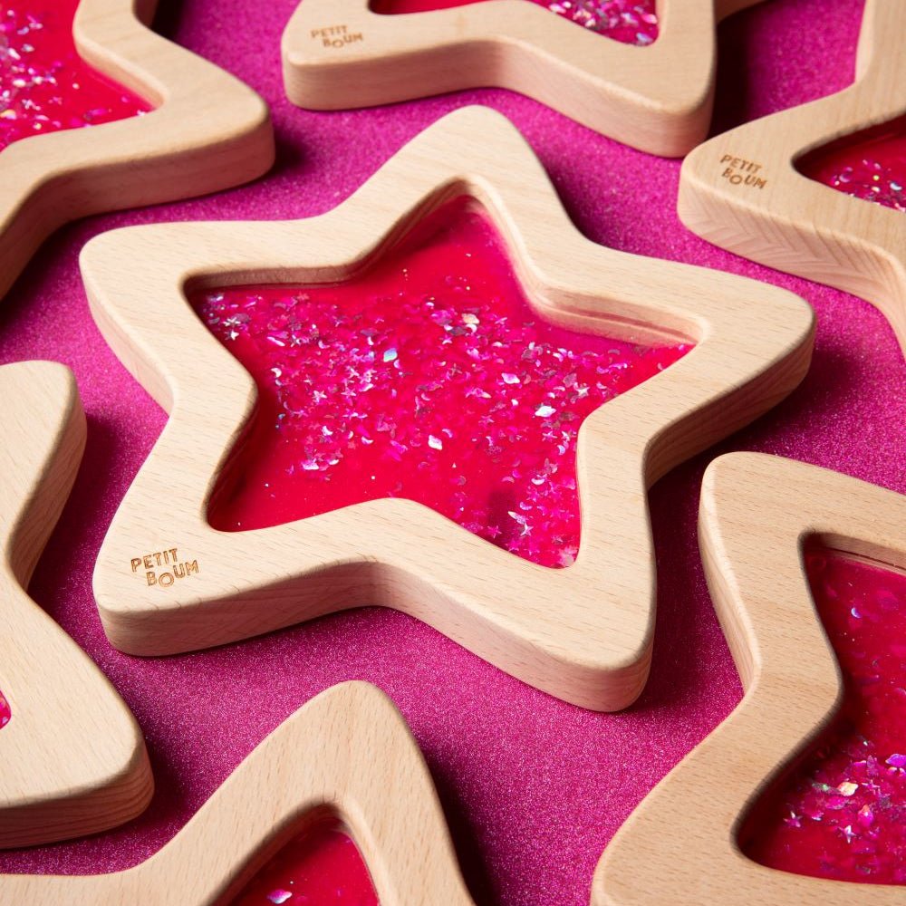 ESTRELLA SENSORIAL PETIT BOUM ·NÉBULA PINK· - Happy Moments Baby