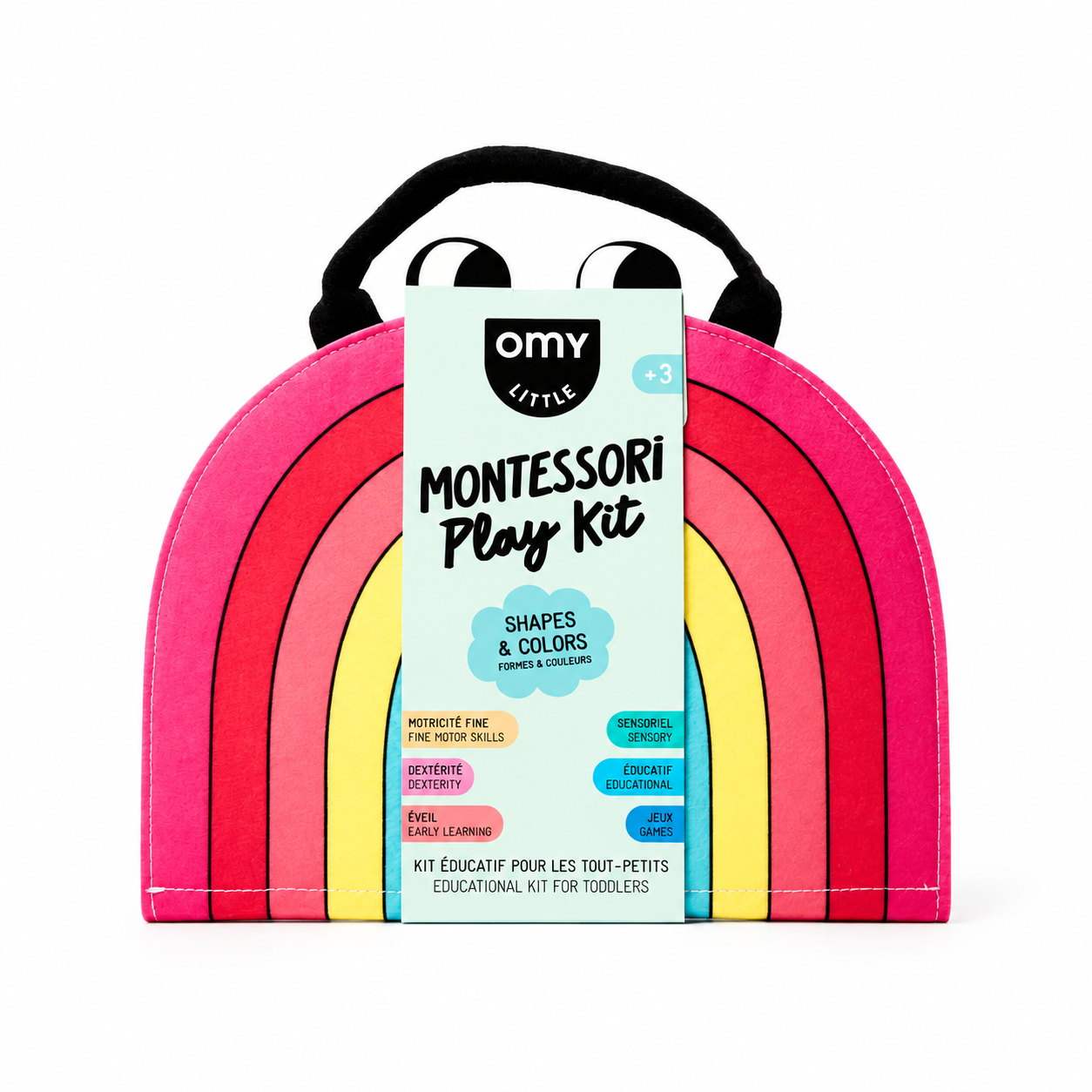 Play Kit Montessori OMY Formas y Colores - producto frontal sobre fondo blanco