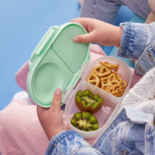 FIAMBRERA CAJA DE ALMUERZO B.BOX ·SNACKBOX SPEARMINT· - Happy Moments Baby