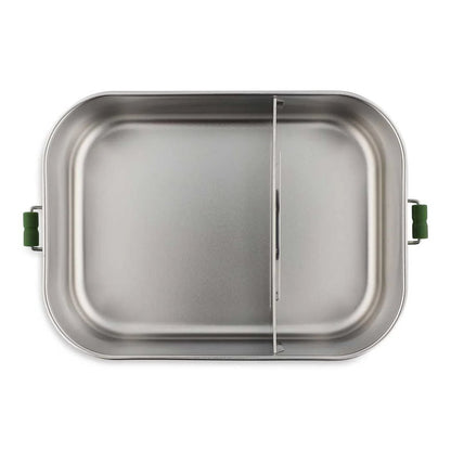 FIAMBRERA CAJA DE ALMUERZO TRIXIE ACERO ·GRANDE COCODRILO· - Happy Moments Baby