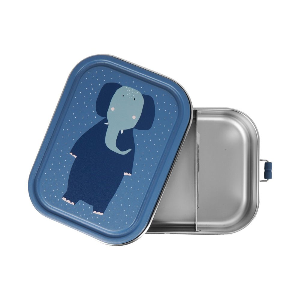 FIAMBRERA CAJA DE ALMUERZO TRIXIE ACERO ·GRANDE ELEFANTE· - Happy Moments Baby