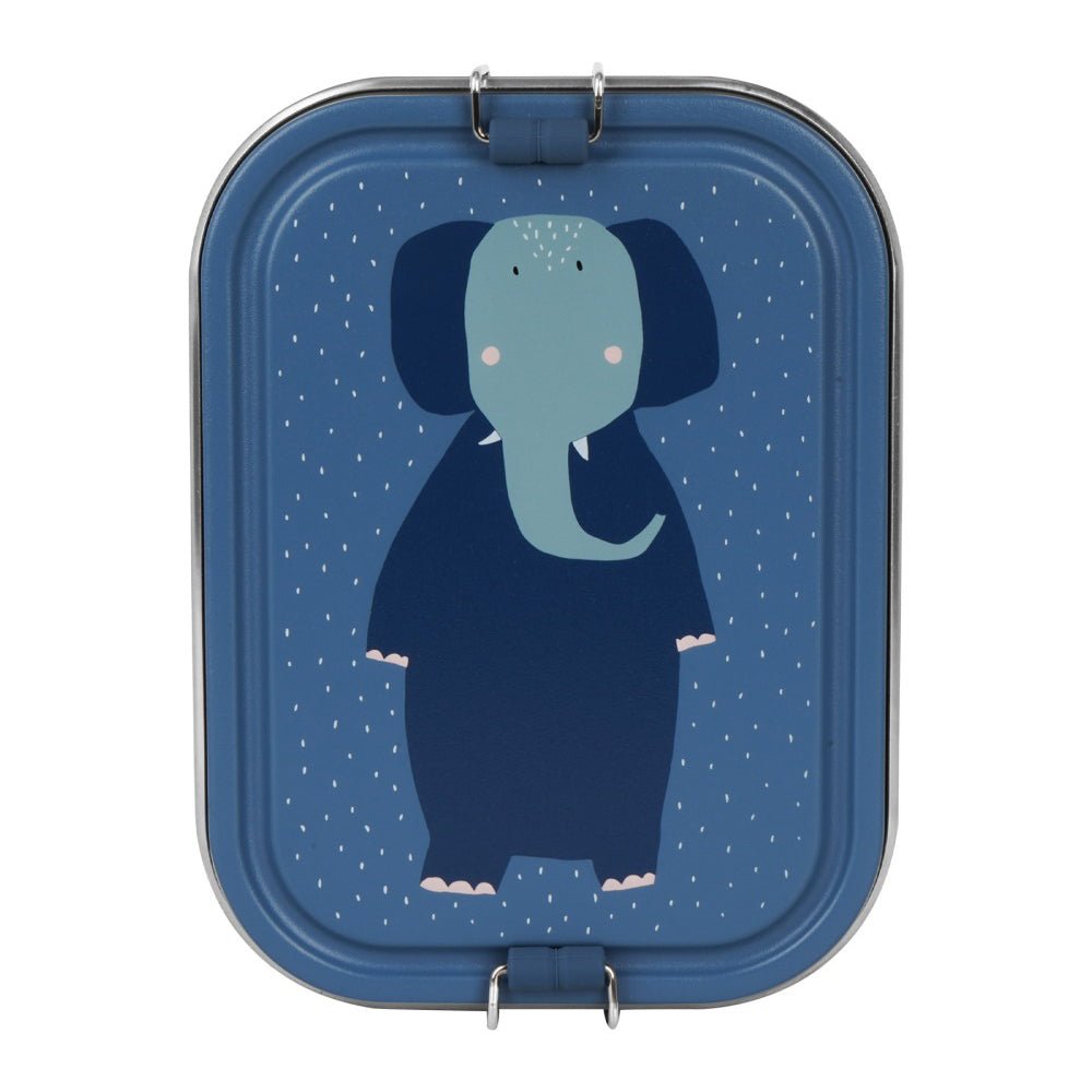 FIAMBRERA CAJA DE ALMUERZO TRIXIE ACERO ·GRANDE ELEFANTE· - Happy Moments Baby