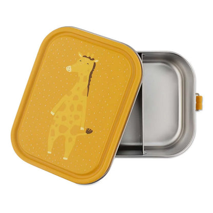 FIAMBRERA CAJA DE ALMUERZO TRIXIE ACERO ·GRANDE JIRAFA· - Happy Moments Baby