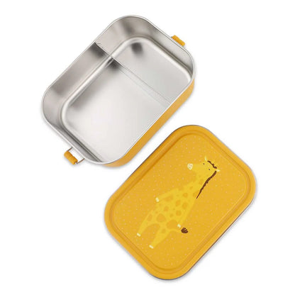 FIAMBRERA CAJA DE ALMUERZO TRIXIE ACERO ·GRANDE JIRAFA· - Happy Moments Baby