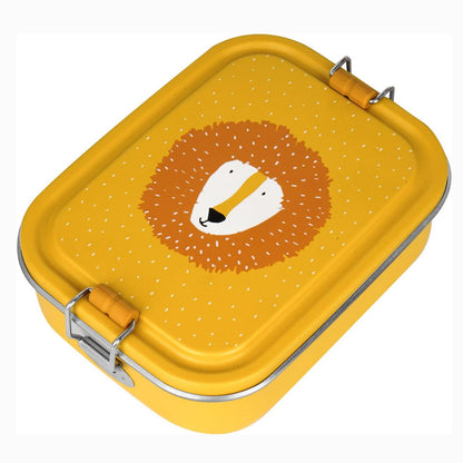 FIAMBRERA CAJA DE ALMUERZO TRIXIE ACERO ·PEQUEÑA LEÓN· - Happy Moments Baby
