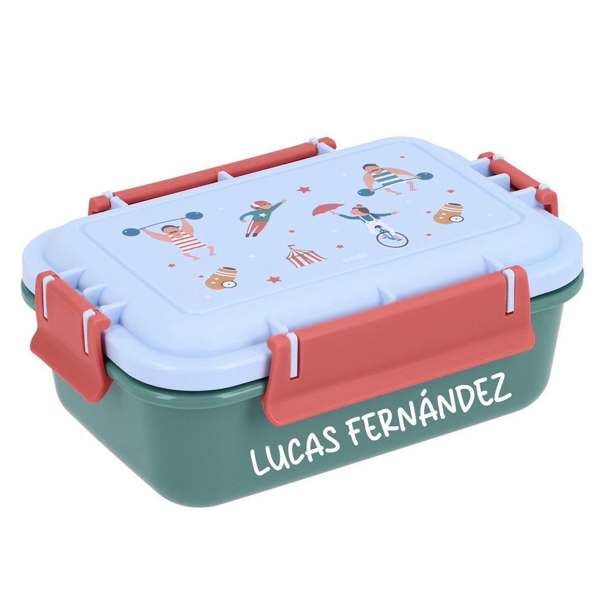 FIAMBRERA CAJA DE ALMUERZO TUTETE BENTO ·CIRCUS SHOW· - Happy Moments Baby
