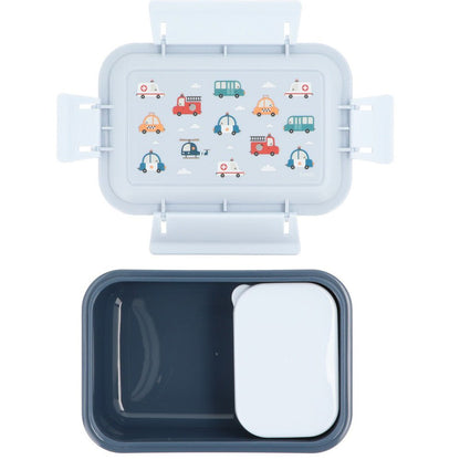 FIAMBRERA CAJA DE ALMUERZO TUTETE BENTO ·CITY CARS· - Happy Moments Baby