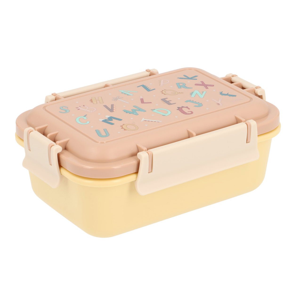 FIAMBRERA CAJA DE ALMUERZO TUTETE BENTO ·FUNNY LETTERS· - Happy Moments Baby