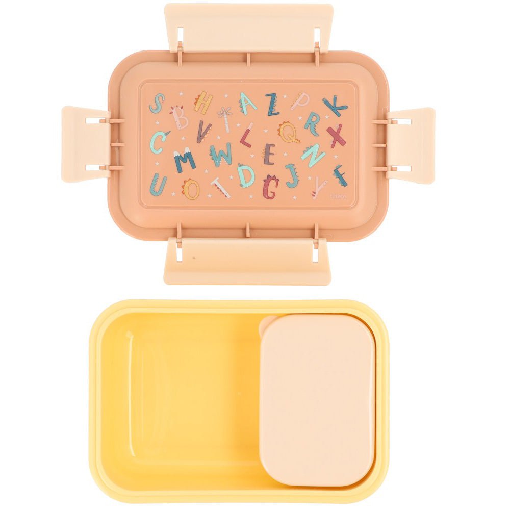 FIAMBRERA CAJA DE ALMUERZO TUTETE BENTO ·FUNNY LETTERS· - Happy Moments Baby