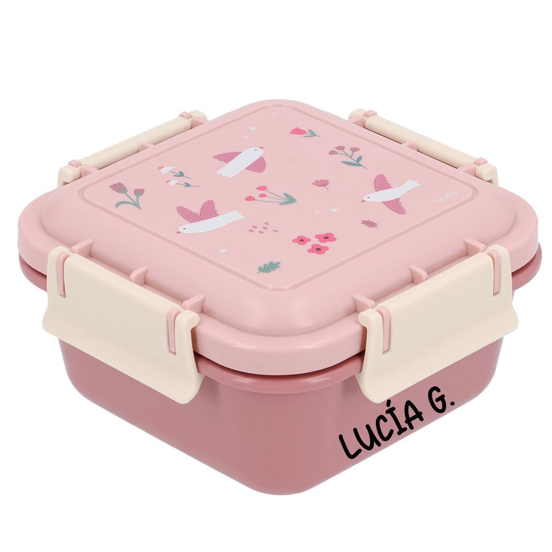 FIAMBRERA CAJA DE ALMUERZO TUTETE GRANDE ·BLOSSOM BIRDS· - Happy Moments Baby