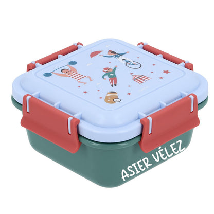 FIAMBRERA CAJA DE ALMUERZO TUTETE GRANDE ·CIRCUS SHOW· - Happy Moments Baby