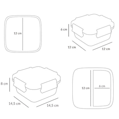 FIAMBRERA CAJA DE ALMUERZO TUTETE GRANDE ·CITY CARS· - Happy Moments Baby