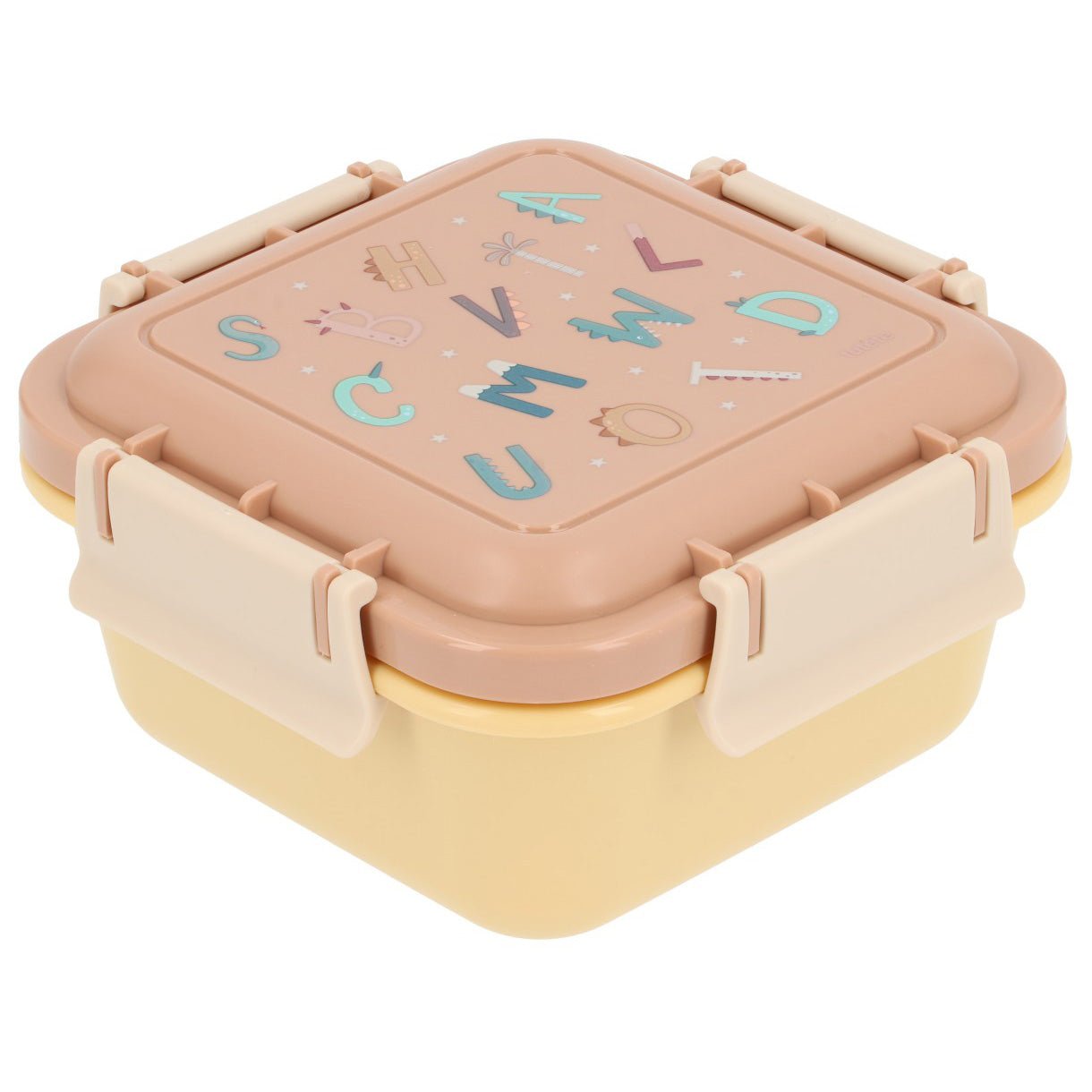 FIAMBRERA CAJA DE ALMUERZO TUTETE GRANDE ·FUNNY LETTERS· - Happy Moments Baby