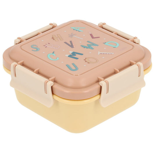 FIAMBRERA CAJA DE ALMUERZO TUTETE GRANDE ·FUNNY LETTERS· - Happy Moments Baby