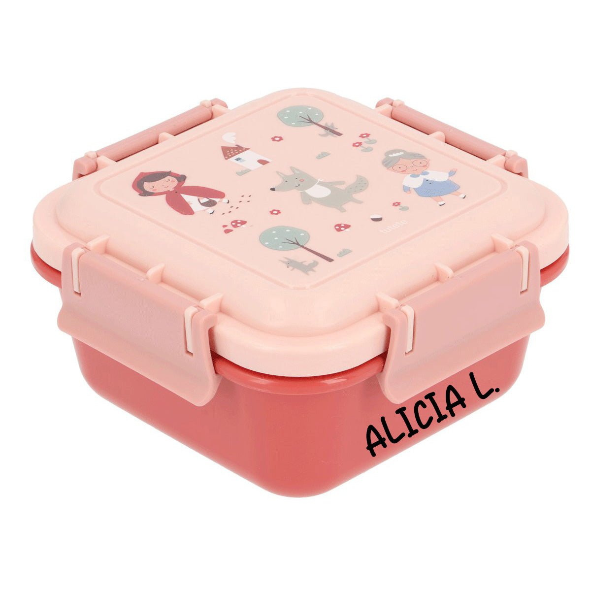 FIAMBRERA CAJA DE ALMUERZO TUTETE GRANDE ·LITTLE RED· - Happy Moments Baby