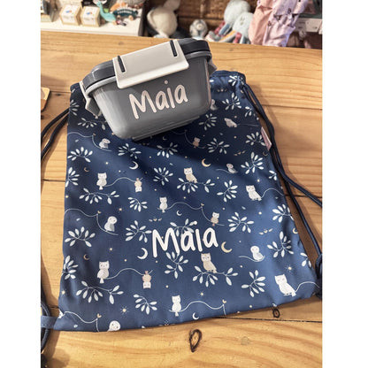 FIAMBRERA CAJA DE ALMUERZO TUTETE GRANDE ·MAGICAL FOREST· - Happy Moments Baby
