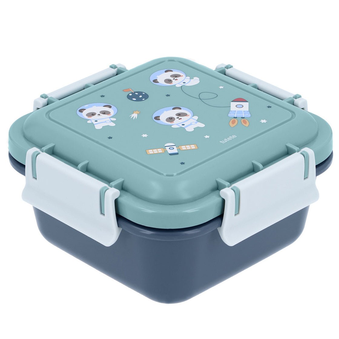 FIAMBRERA CAJA DE ALMUERZO TUTETE GRANDE ·PANDAS IN SPACE· - Happy Moments Baby