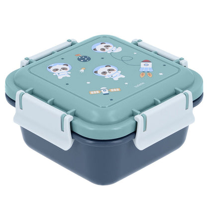FIAMBRERA CAJA DE ALMUERZO TUTETE GRANDE ·PANDAS IN SPACE· - Happy Moments Baby