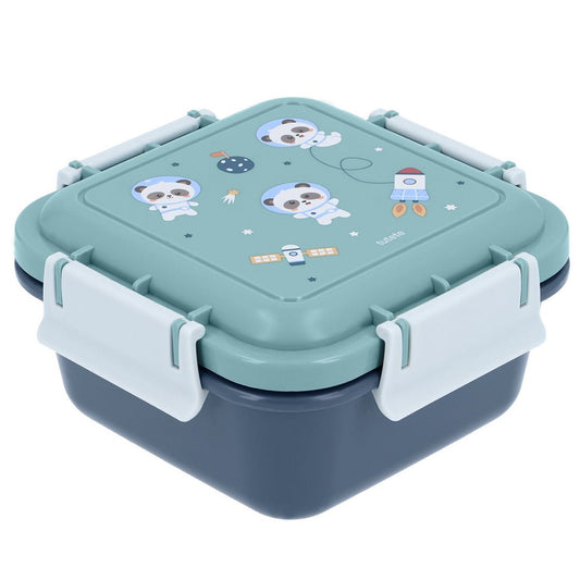 FIAMBRERA CAJA DE ALMUERZO TUTETE GRANDE ·PANDAS IN SPACE· - Happy Moments Baby