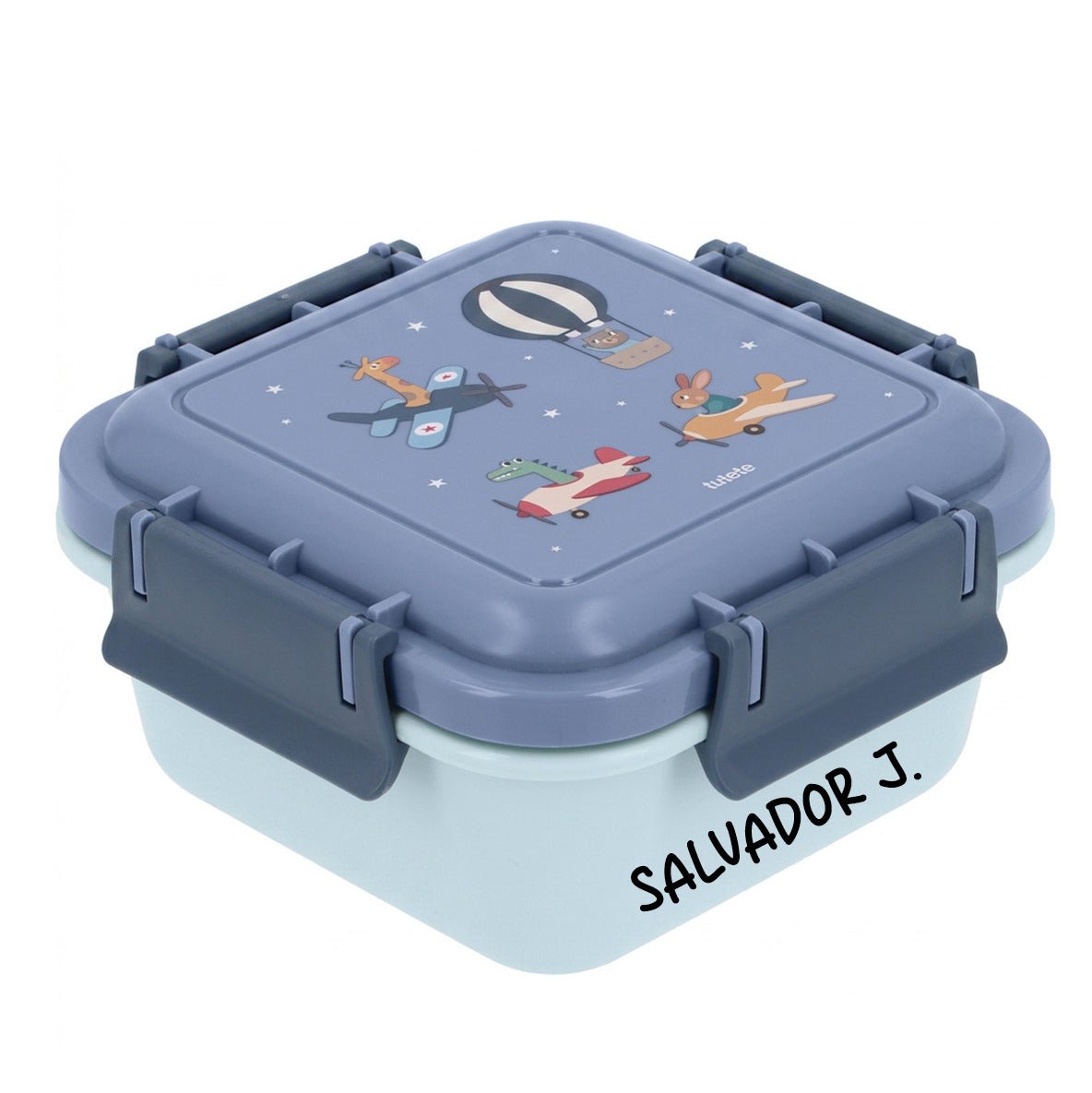 FIAMBRERA CAJA DE ALMUERZO TUTETE GRANDE ·PLANES· - Happy Moments Baby
