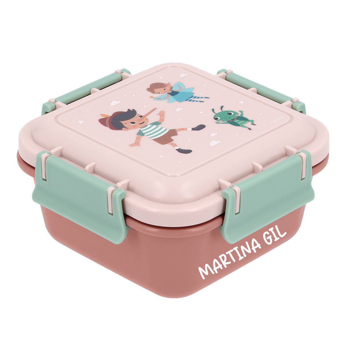 FIAMBRERA CAJA DE ALMUERZO TUTETE GRANDE ·THE WOODEN BOY· - Happy Moments Baby