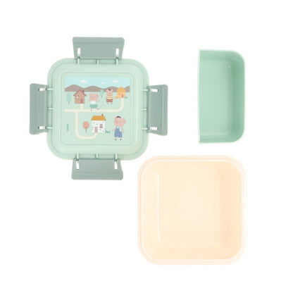 FIAMBRERA CAJA DE ALMUERZO TUTETE GRANDE ·THREE LITTLE PIGS· - Happy Moments Baby