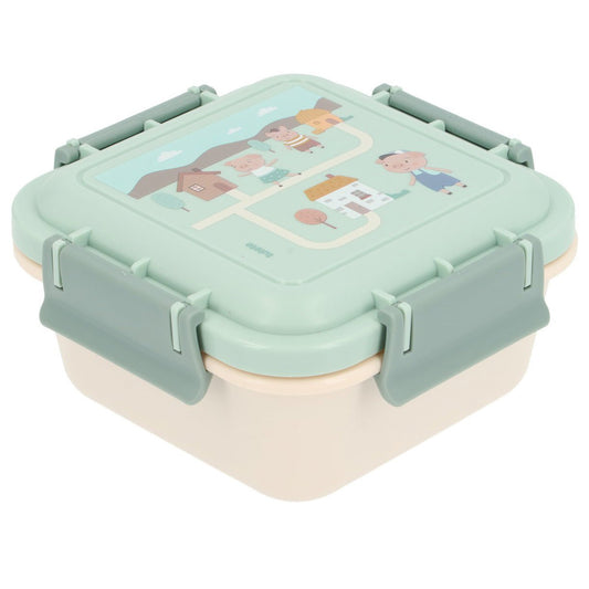 FIAMBRERA CAJA DE ALMUERZO TUTETE GRANDE ·THREE LITTLE PIGS· - Happy Moments Baby